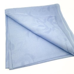 Lysebl� vintage damaskdug 170 cm
