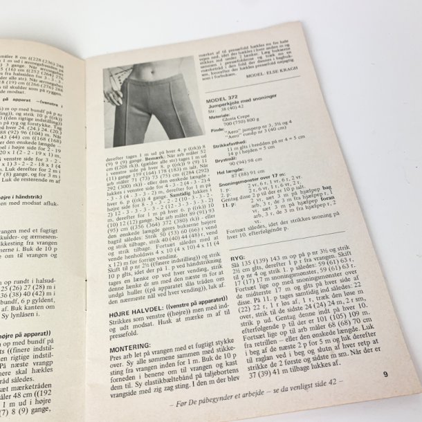 Vintage strikkeh�fte nr. 15