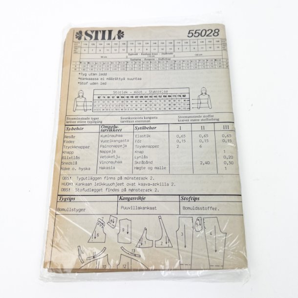 Retro sym�nster buksedragter 5-13 �r