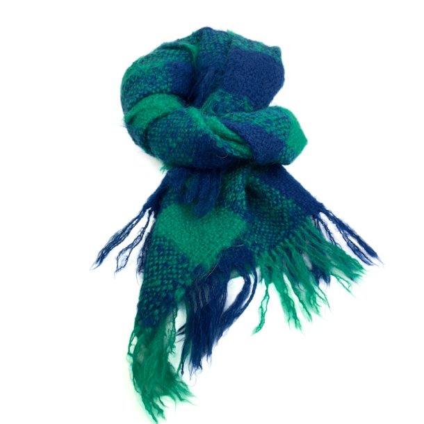 Stort ternet retro mohairt�rkl�de