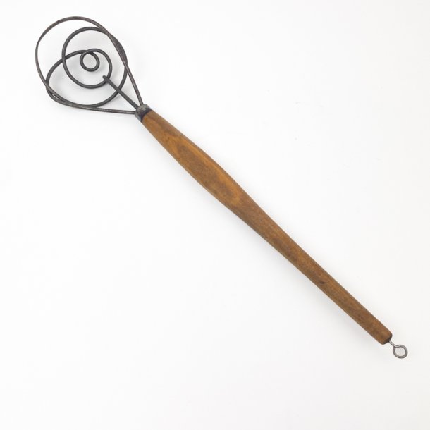 Vintage spiralpisker med trskaft