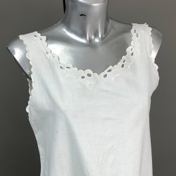 Hvid vintage natkjole