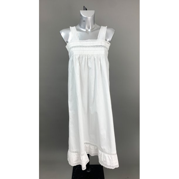 Vintage hvid natkjole str. S