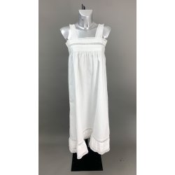 Vintage hvid natkjole str. S