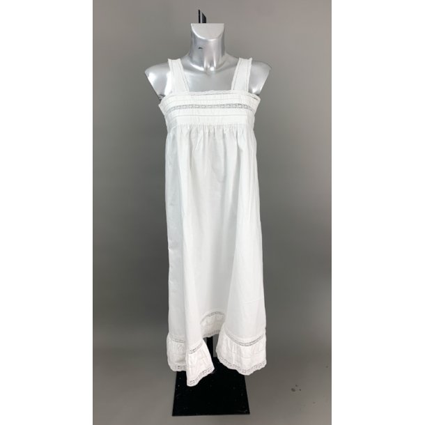 Vintage hvid natkjole str. S