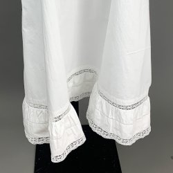 Vintage hvid natkjole str. S