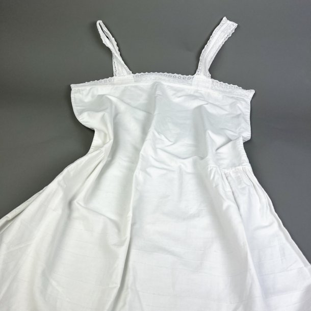 Vintage hvid natkjole M/L