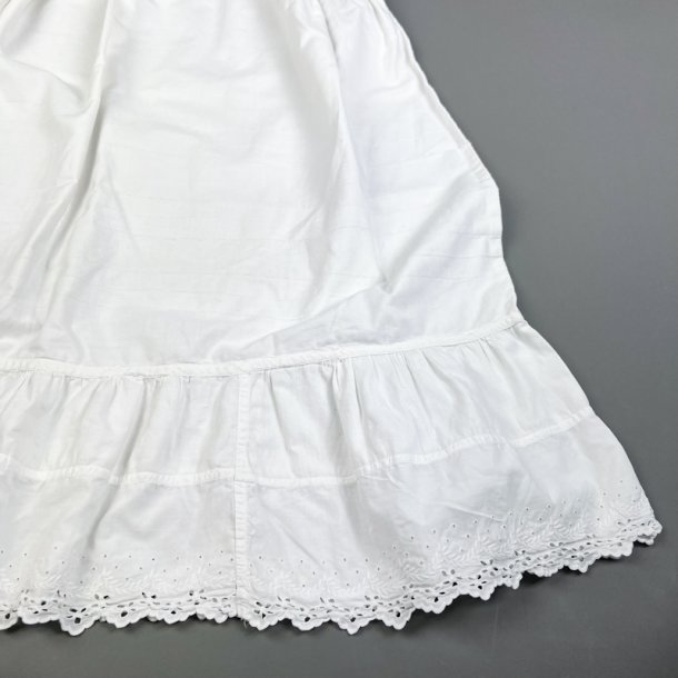 Vintage hvid natkjole M/L
