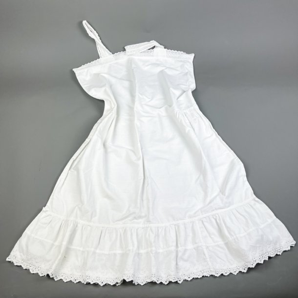 Vintage hvid natkjole M/L