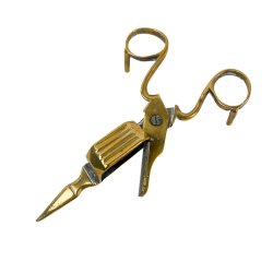 Antike Dochtschere aus Messing