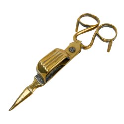 Antike Dochtschere aus Messing