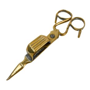 Antike Dochtschere aus Messing