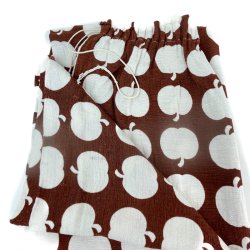 Retro-Vorhang mit Apfelmuster  180 cm