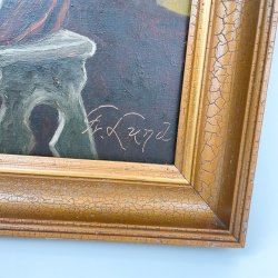 l auf Leinwand  Mnch, der trinkt von Fr. Lund