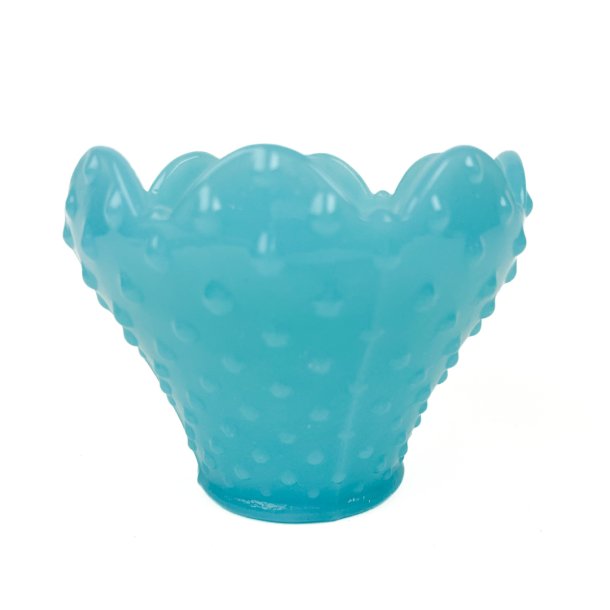Turkis vintage opalglassk�l