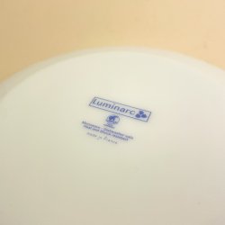 Blomstret retro Luminarc dyb tallerken