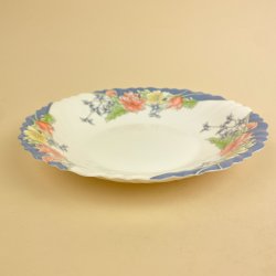 Blomstret retro Luminarc dyb tallerken