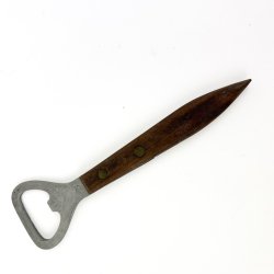 Vintage oplukker med teaktr�sskaft