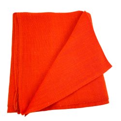 Orange strygefri retro dug 190cm