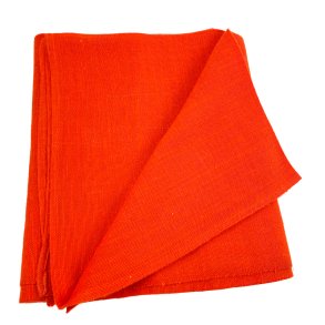 Orange strygefri retro dug 190cm