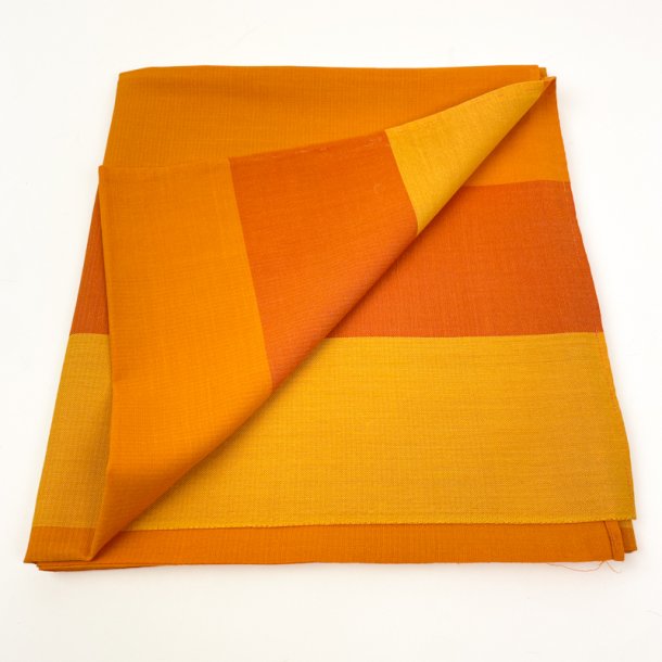 Orange retro dug med striber � 160 cm