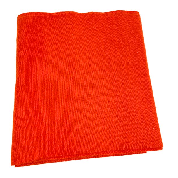 Orange strygefri retro dug 190cm