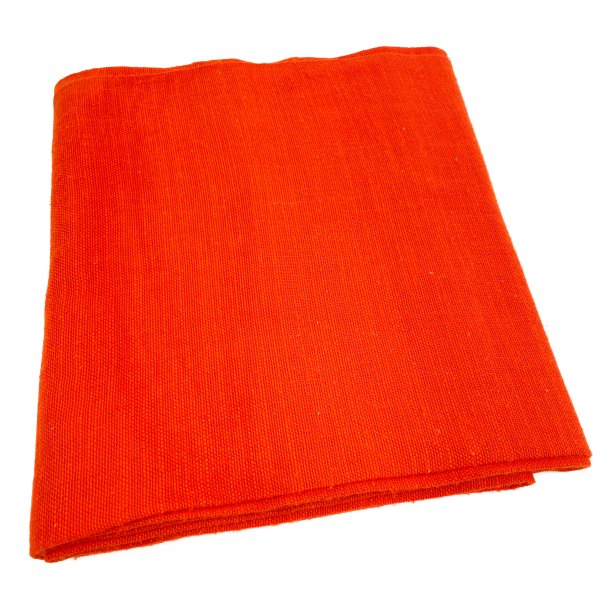 Orange strygefri retro dug 190cm
