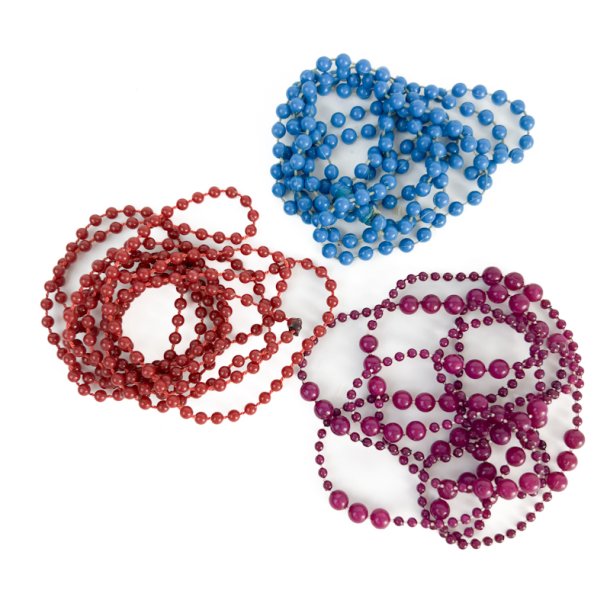 Tre vintage perlek�der