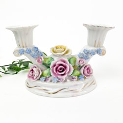 Vintage porcel�ns lysestage