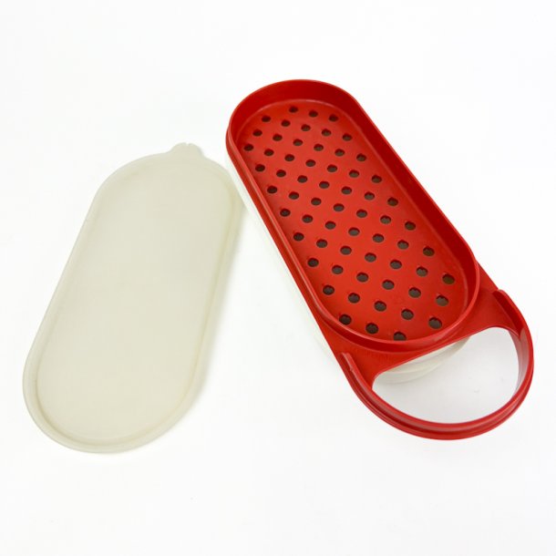R�d retro Tupperware beholder