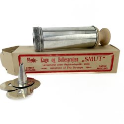 Vintage bollesprjte i original ske