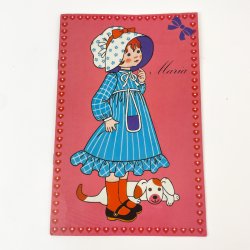 Vintage p�kl�dningsdukke Maria