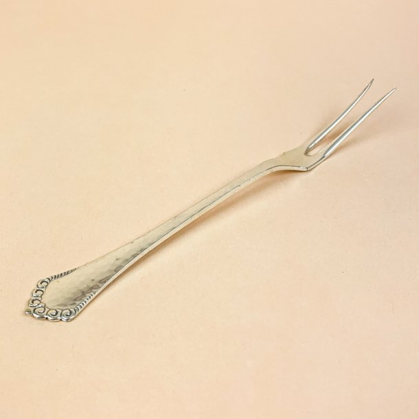 Vintage p�l�gsgaffel i s�lvplet