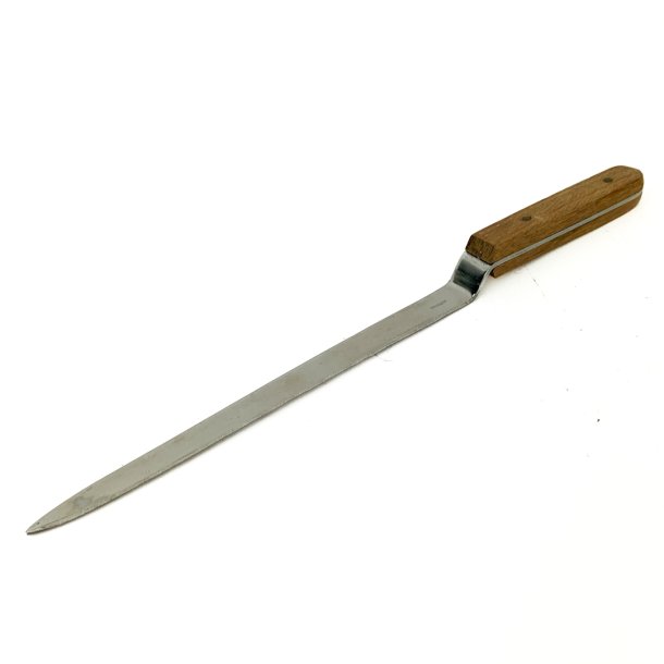 Papirkniv med teak skaft