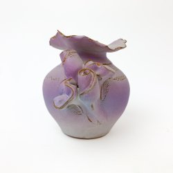 Kleine retro vase aus den 80ern in Pastellfarben