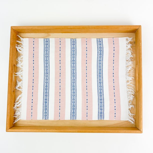 Pastellfarbene Retro-Tablettserviette