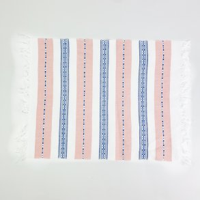 Pastellfarbene Retro Tablett-Serviette