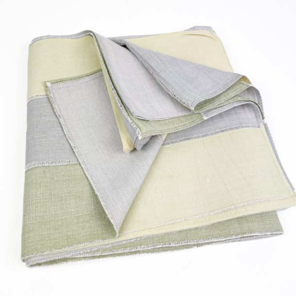 Pastel retro dug med striber � 200 cm
