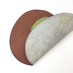 Stor retro patchwork-lap 