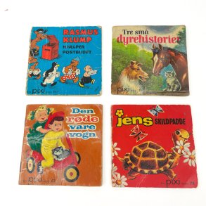 Fire klassiske vintage Pixib�ger