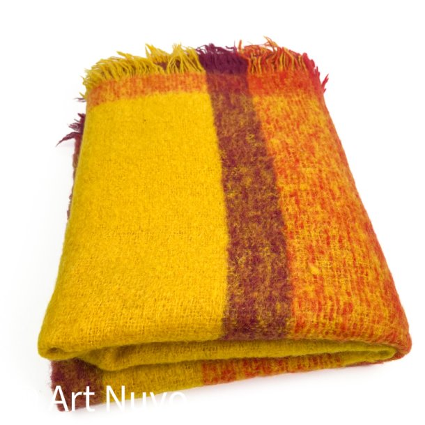 Farverig Moharella vintage mohairplaid