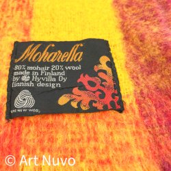 Farverig Moharella vintage mohairplaid
