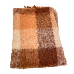 Brun Glen Cree vintage mohairplaid