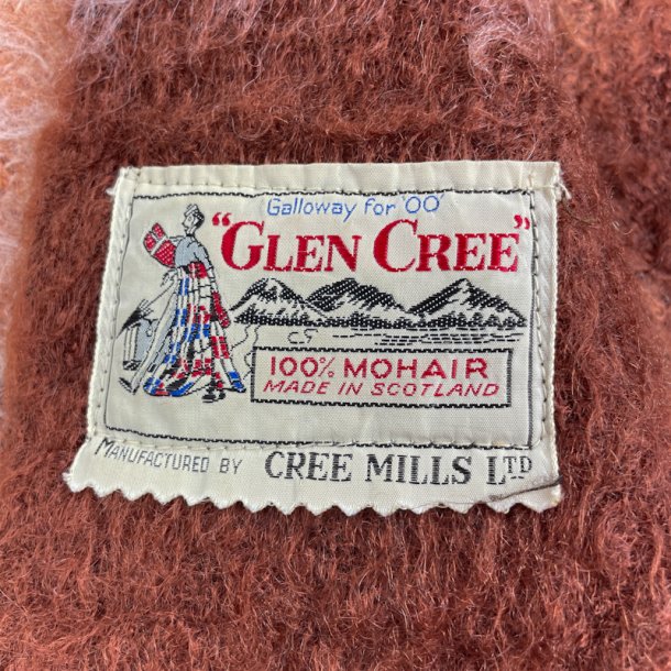 Brun Glen Cree vintage mohairplaid