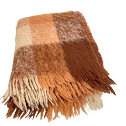 Brun Glen Cree vintage mohairplaid