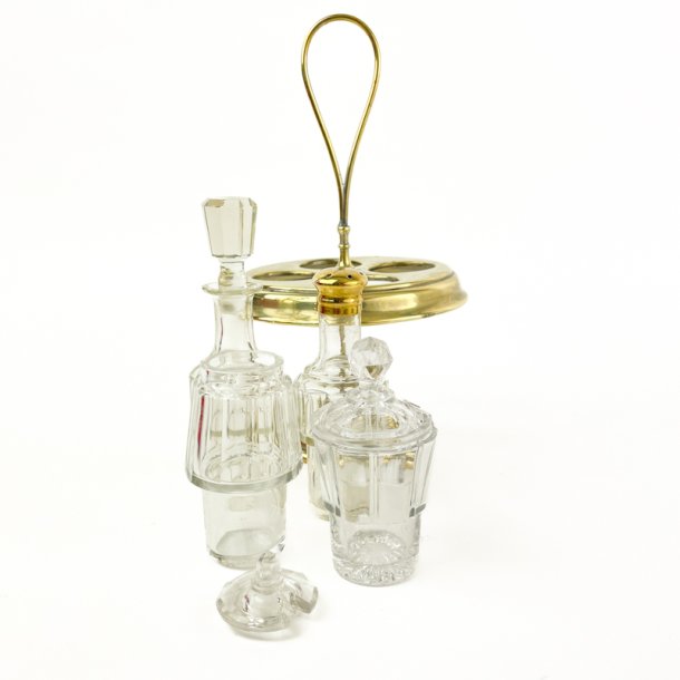 Vintage goldfarbene Plate de Mnage