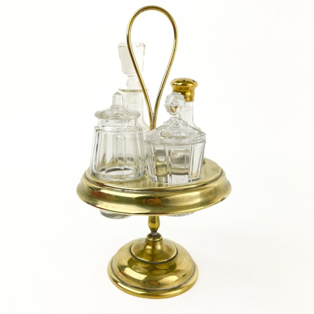 Vintage goldfarbene Plate de Mnage