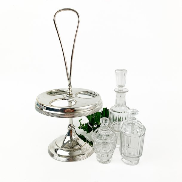 Vintage versilberte Plate de Menage