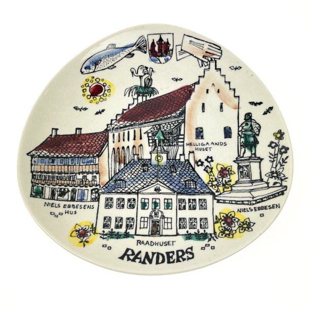 Stavangerflint vintage Randersplatte