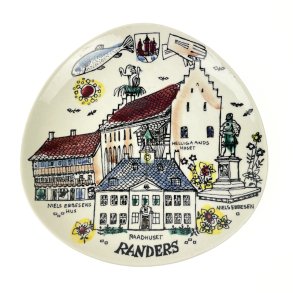 Stavangerflint vintage Randersplatte